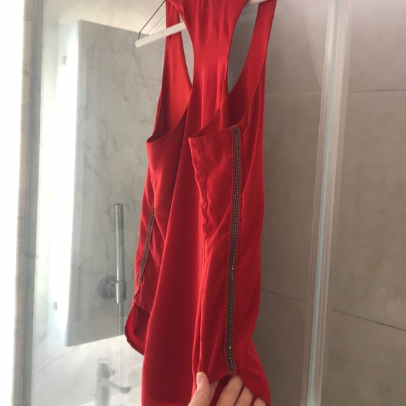 Armani Exchange red tank top - Picture 3 of 4